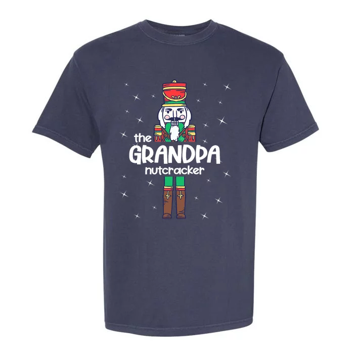 Funny Nutcracker Grandpa Love Ballet Dance Christmas Garment-Dyed Heavyweight T-Shirt