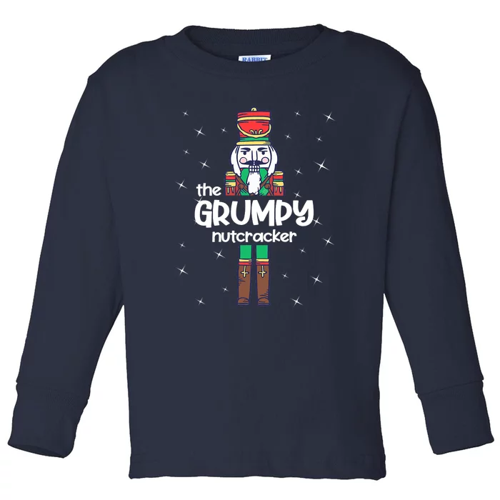 Funny Nutcracker Grumpy Love Ballet Dance Christmas Toddler Long Sleeve Shirt