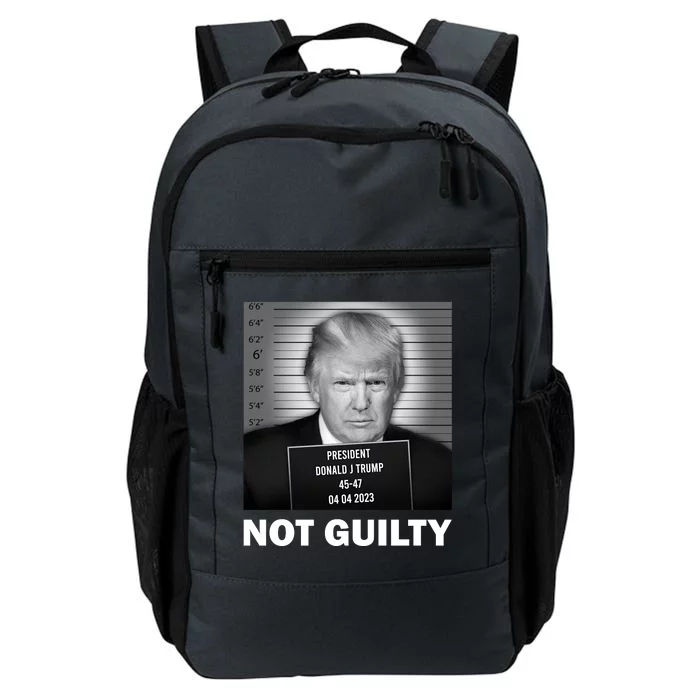 Funny Not Guilty Trump Mug Shot Daily Commute Backpack