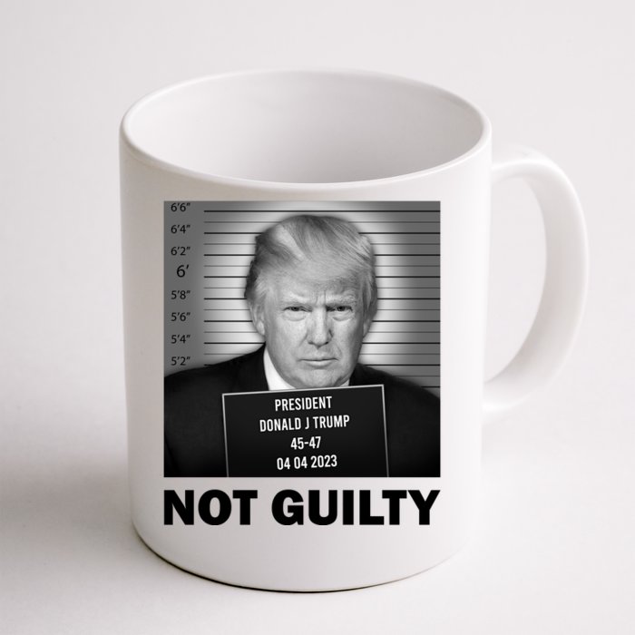 Funny Not Guilty Trump Mug Shot Coffee Mug