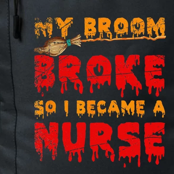 Funny Nurse Gift Spooky Witch Costume Halloween Daily Commute Backpack