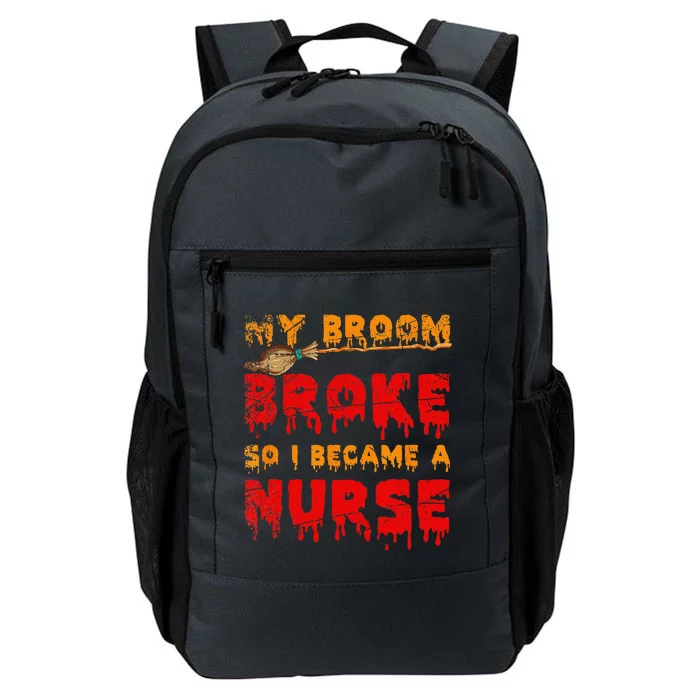 Funny Nurse Gift Spooky Witch Costume Halloween Daily Commute Backpack