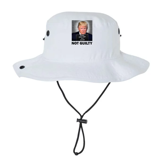 Funny Not Guilty Donald Trump Mug Shot Legacy Cool Fit Booney Bucket Hat