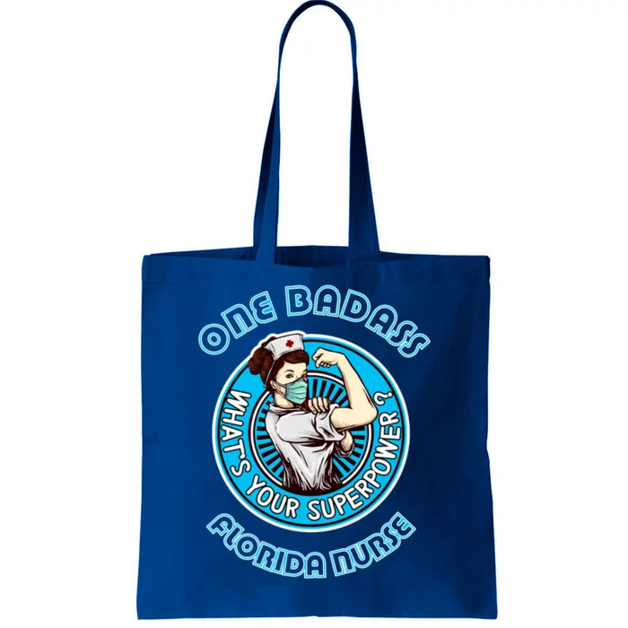 Florida Nurse Great Gift Whats Your Superpower Medical Gift Tote Bag