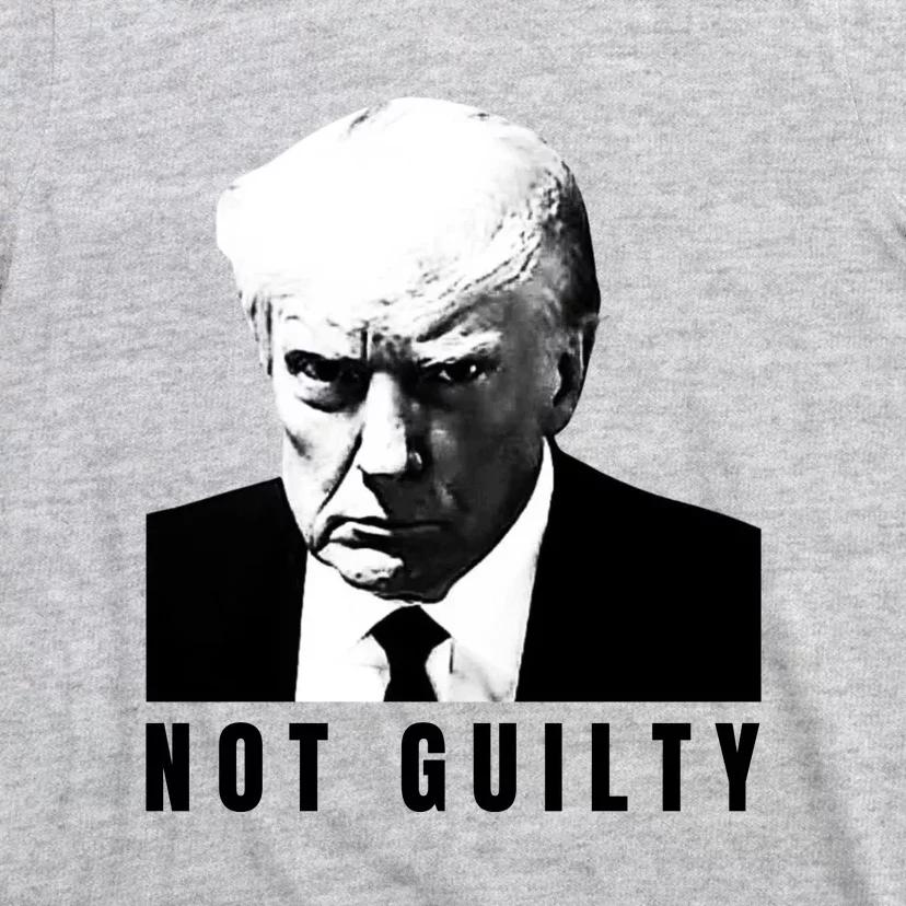 Funny Not Guilty Donald Trump Mug Shot T-Shirt