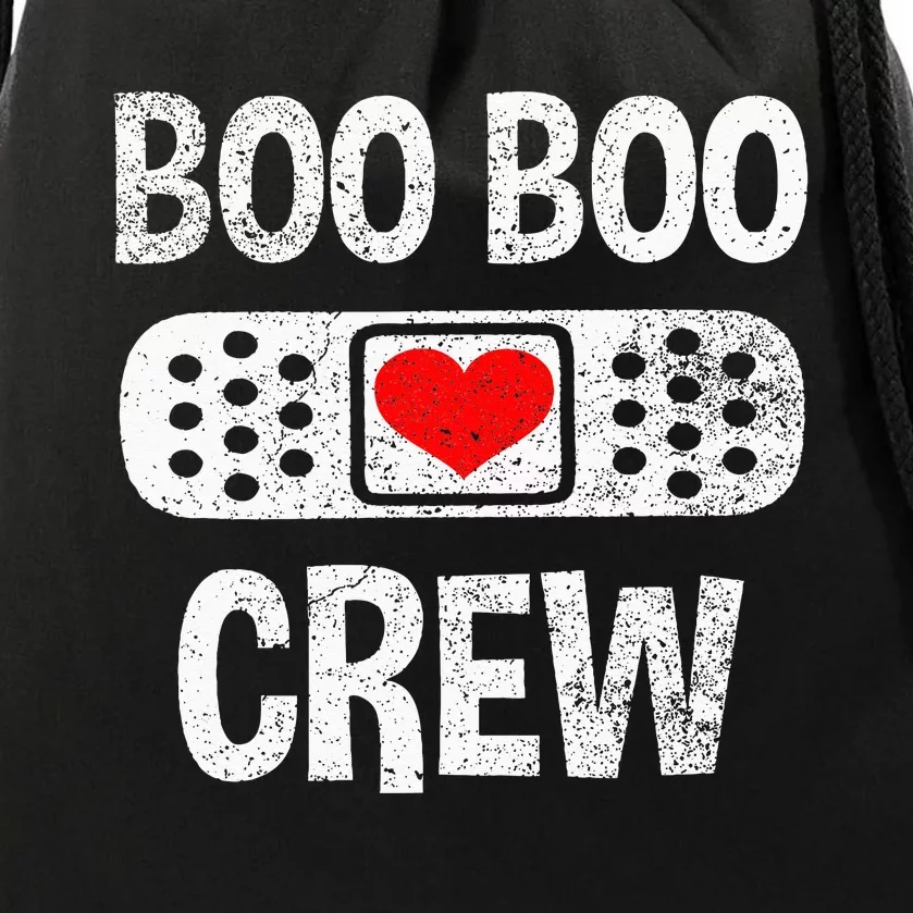 Funny Nurse Ghost Boo Crew Halloween Costume Girls Drawstring Bag