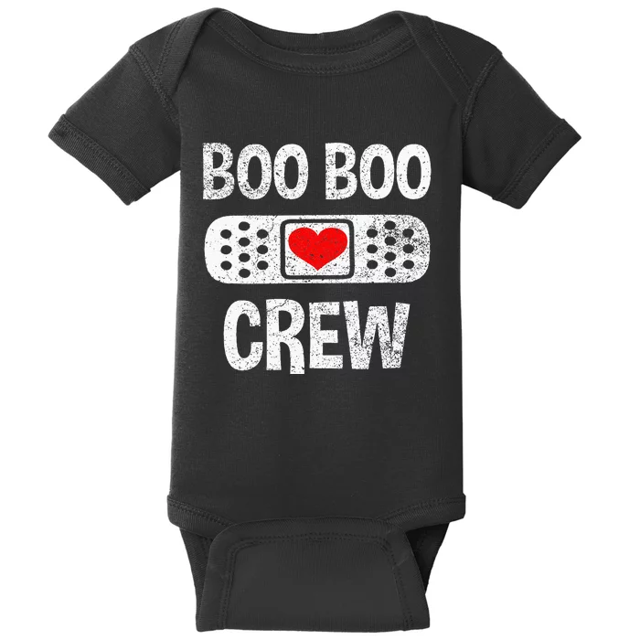 Funny Nurse Ghost Boo Crew Halloween Costume Girls Baby Bodysuit