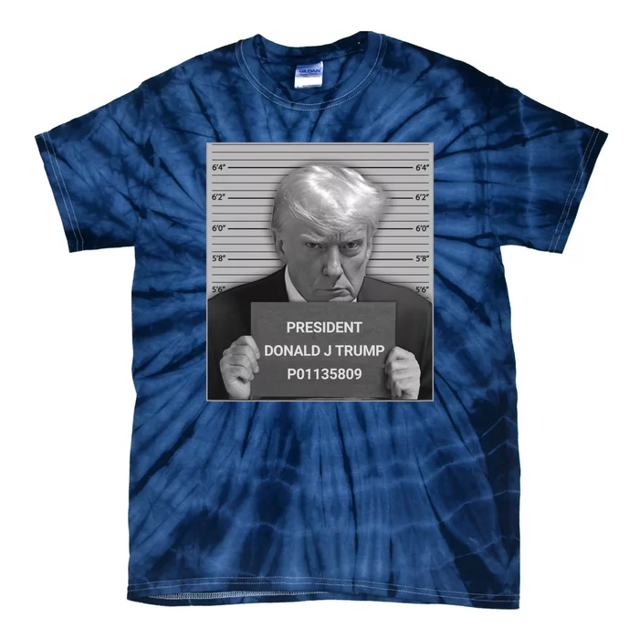 Funny Not Guilty Fulton County Jail Inmate Tie-Dye T-Shirt