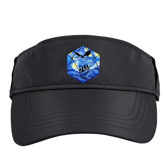 Funny Nerdy Gamer Fantasy Art Starry Night Adult Drive Performance Visor