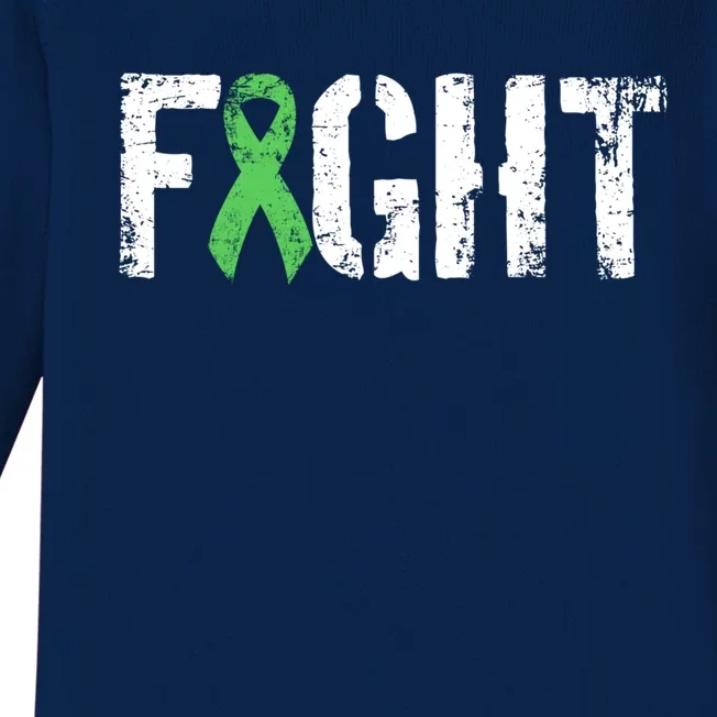 Fight Non Hodgkins Lymphoma Gift Military Style Awareness Great Gift Baby Long Sleeve Bodysuit