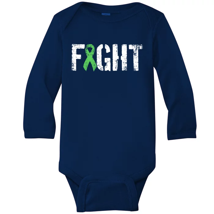 Fight Non Hodgkins Lymphoma Gift Military Style Awareness Great Gift Baby Long Sleeve Bodysuit