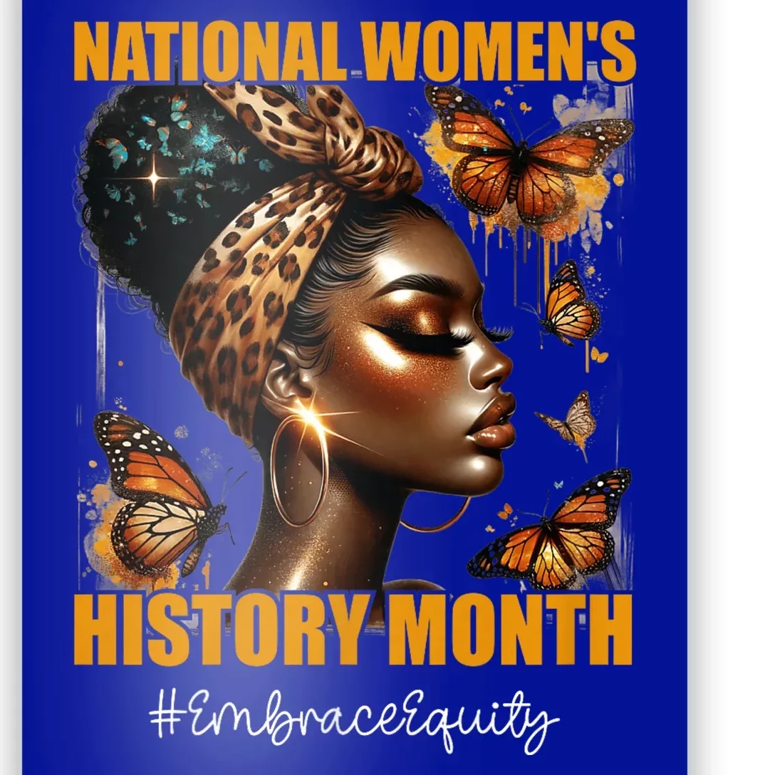 Feminist National History Month 2024 Embrace Equity Poster