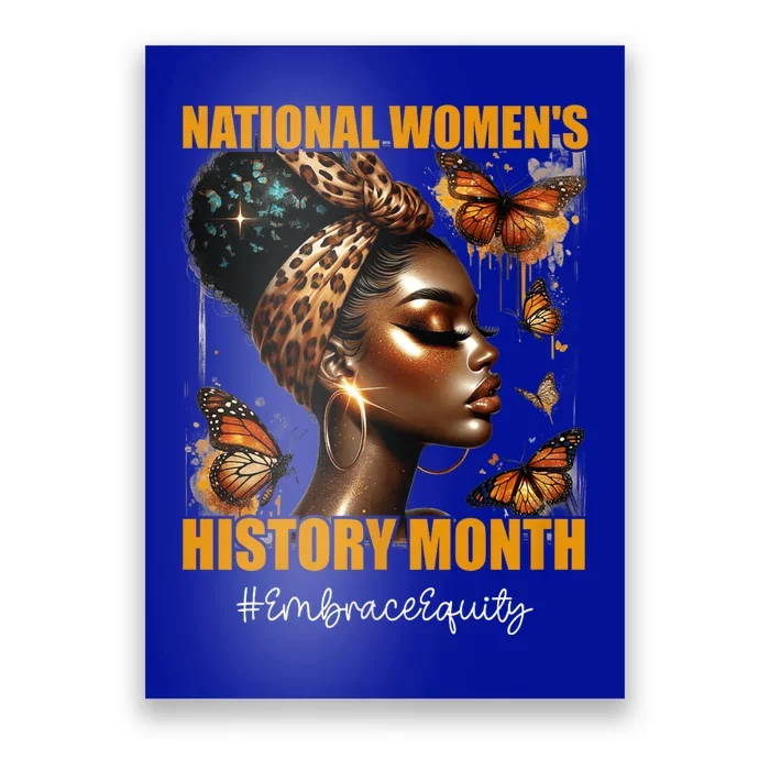 Feminist National History Month 2024 Embrace Equity Poster