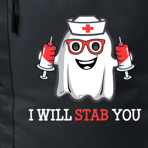 Funny Nurse Halloween I Will Stab You Costume Nurses Gift Daily Commute Backpack