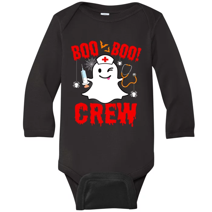 Funny Nurse Halloween Ghost Costume Baby Long Sleeve Bodysuit