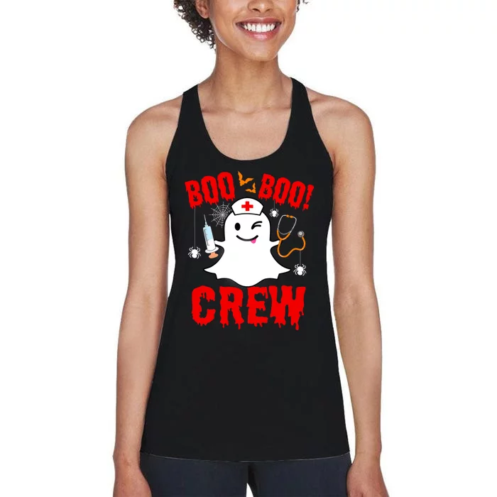 Funny Nurse Halloween Ghost Costume Women's Racerback Tank