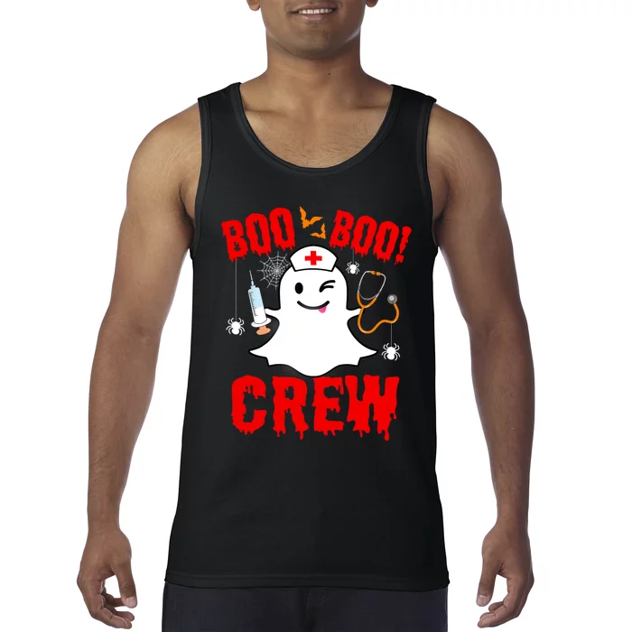 Funny Nurse Halloween Ghost Costume Tank Top