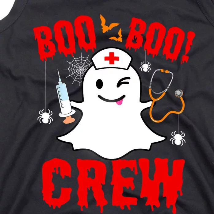 Funny Nurse Halloween Ghost Costume Tank Top