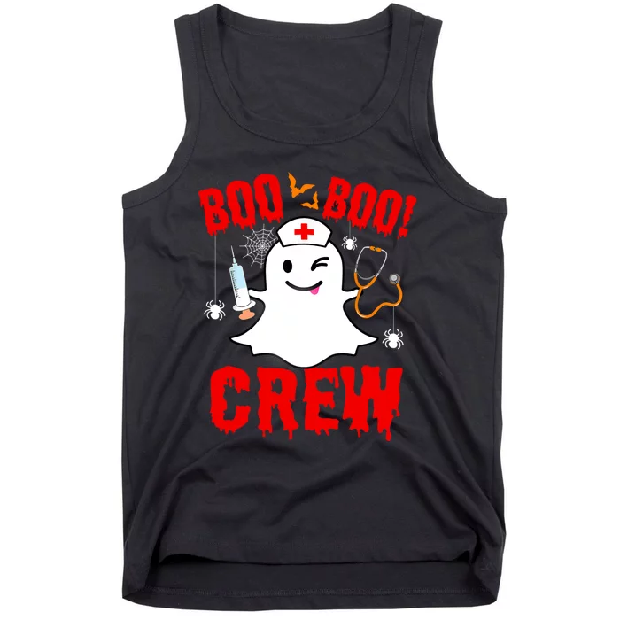 Funny Nurse Halloween Ghost Costume Tank Top