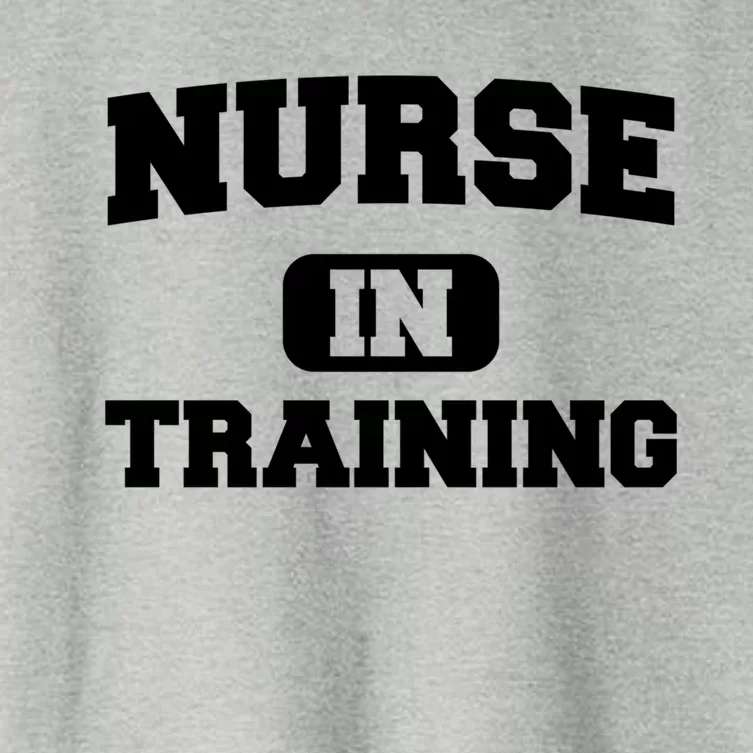 Future Nurse In Training Nursing Student Gift Nursing School Gift Women's Crop Top Tee