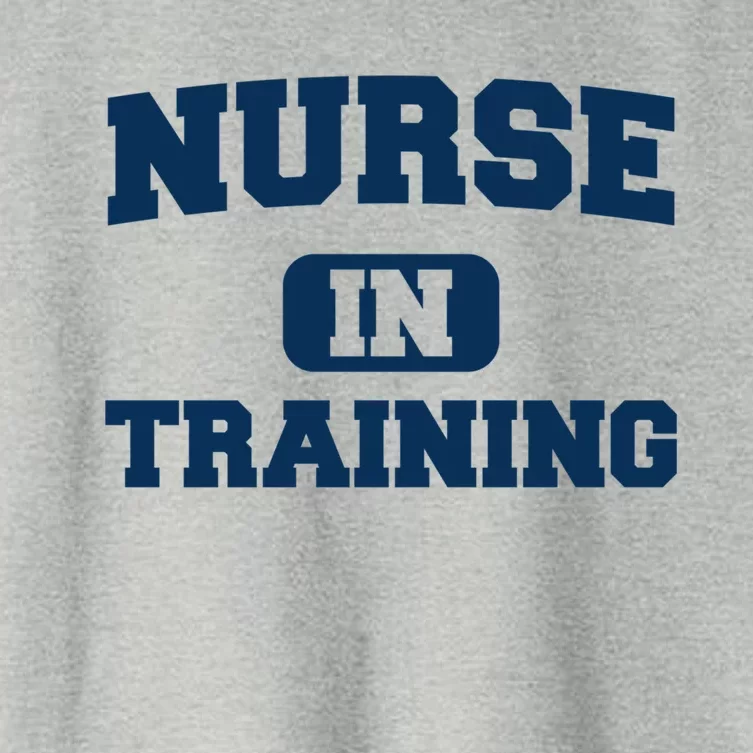 Future Nurse In Training Nursing Student Gift Nursing School Meaningful Gift Women's Crop Top Tee