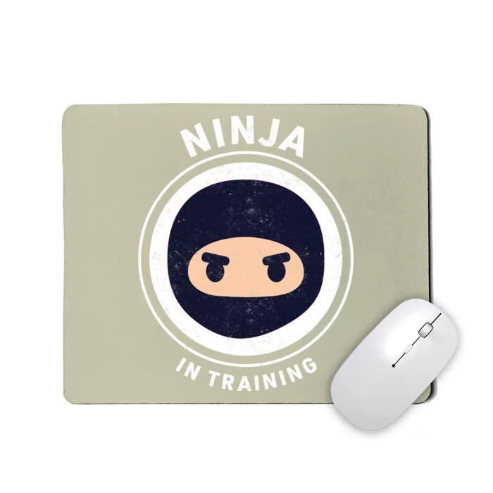 Funny Ninja In Training 1 Mousepad