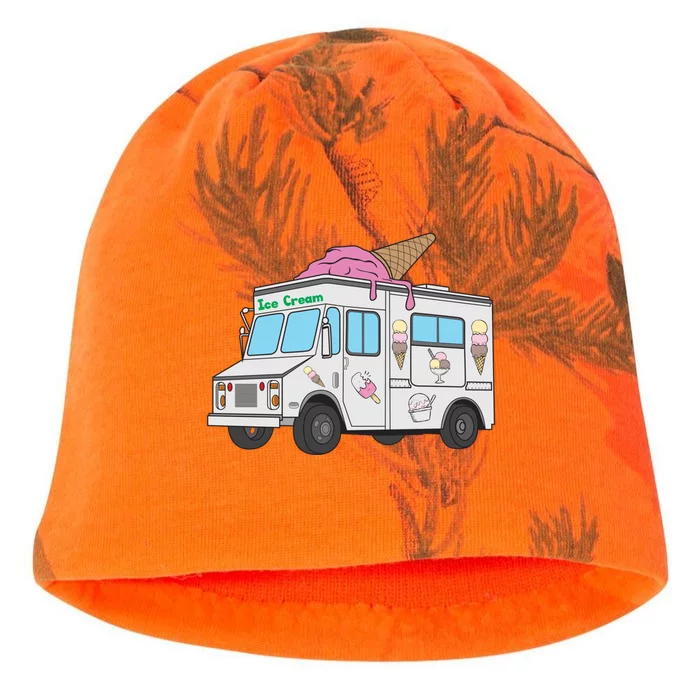 Funny Nostalgic Ice Cream Truck Summer Adventure Lover Meaningful Gift Kati - Camo Knit Beanie