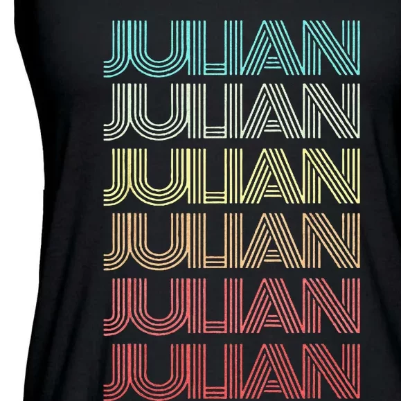 First Name JULIAN Boy Retro Personalized Girl Birthday Son Ladies Essential Flowy Tank