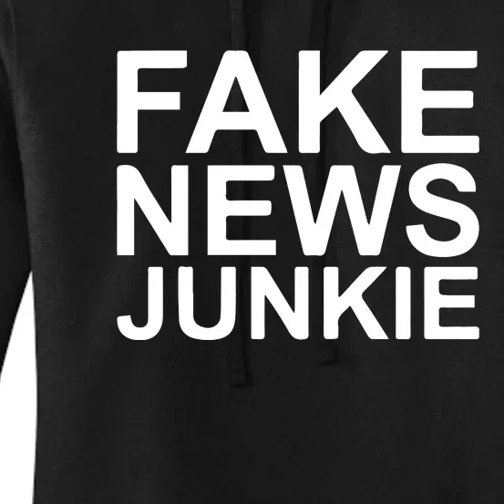 Fake News Junkie Women's Pullover Hoodie