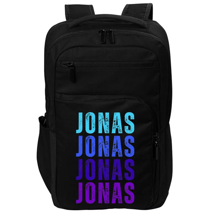 First Name Jonas I Love Jonas Impact Tech Backpack