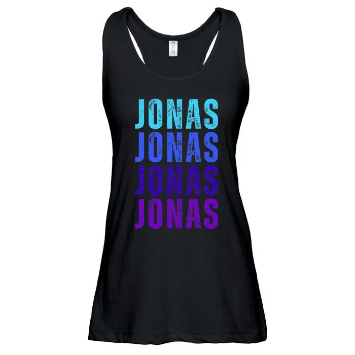 First Name Jonas I Love Jonas Ladies Essential Flowy Tank