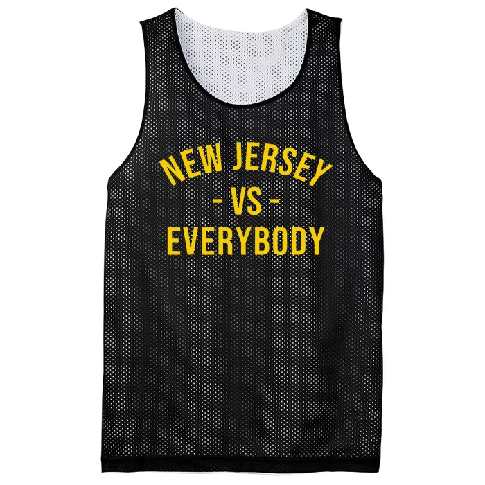 Funny New Jersey Vs Everybodys Gift Mesh Reversible Basketball Jersey Tank