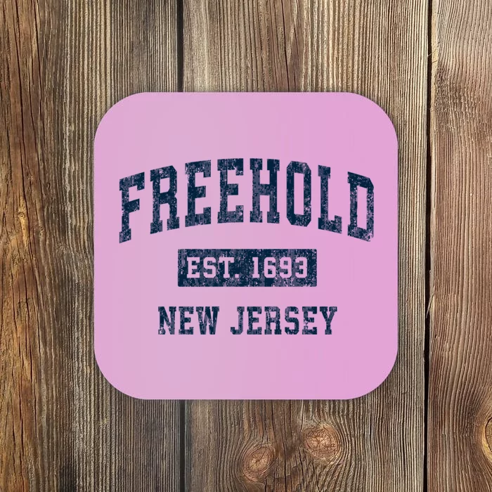 Freehold New Jersey Nj Vintage Sports Coaster