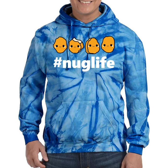 Funny Nug Life Chicken Nugget Costume Gift Tie Dye Hoodie