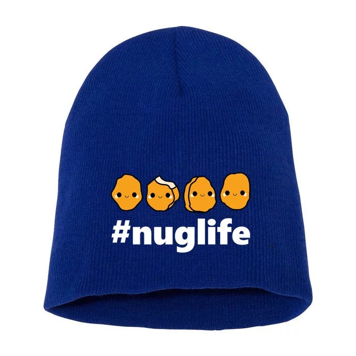 Funny Nug Life Chicken Nugget Costume Gift Short Acrylic Beanie