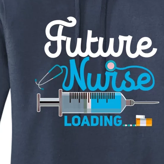 Future Nurse Loading Funny Nursing Education Gift Women's Pullover Hoodie