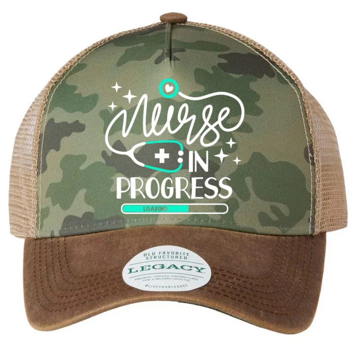 Future Nurse Life Nursing School Student Nurse In Progress Legacy Tie Dye Trucker Hat