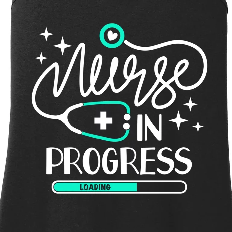 Future Nurse Life Nursing School Student Nurse In Progress Ladies Essential Tank