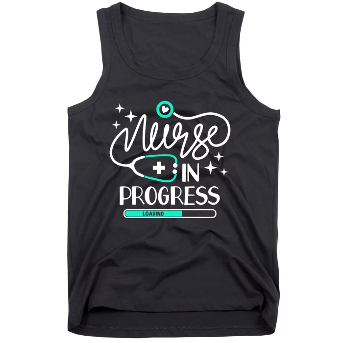 Future Nurse Life Nursing School Student Nurse In Progress Tank Top