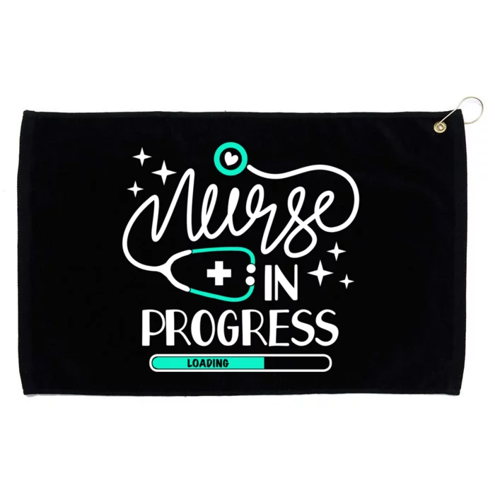 Future Nurse Life Nursing School Student Nurse In Progress Grommeted Golf Towel