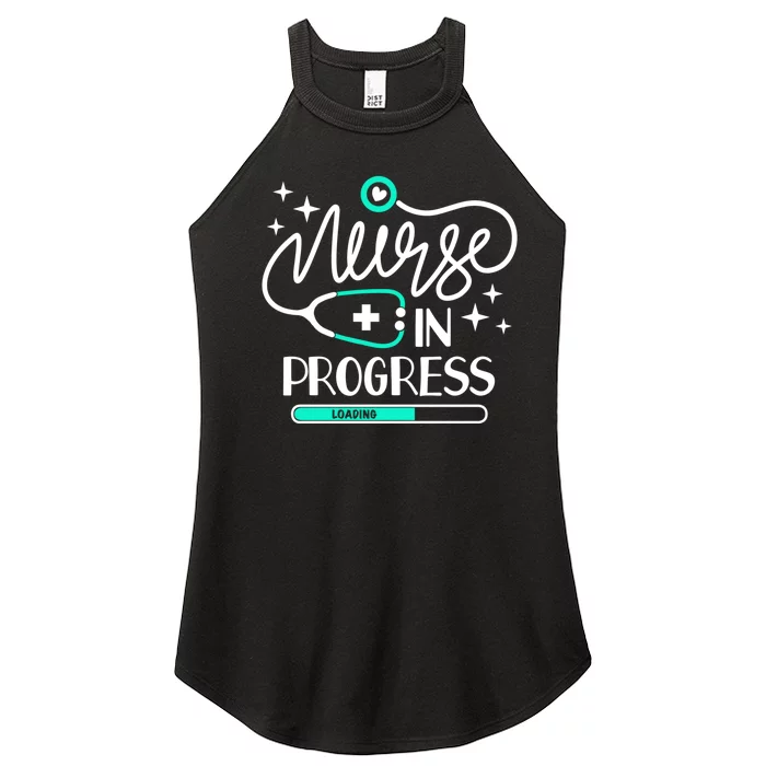 Future Nurse Life Nursing School Student Nurse In Progress Women’s Perfect Tri Rocker Tank