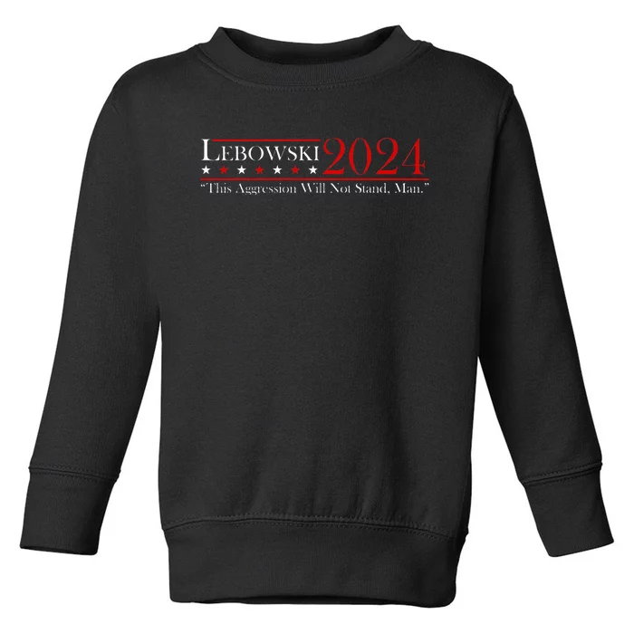 Funny Name Lebowski Political Election Vote 2024 Men Women Toddler Sweatshirt