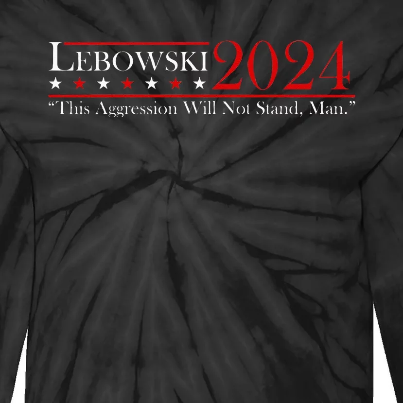 Funny Name Lebowski Political Election Vote 2024 Men Women Tie-Dye Long Sleeve Shirt