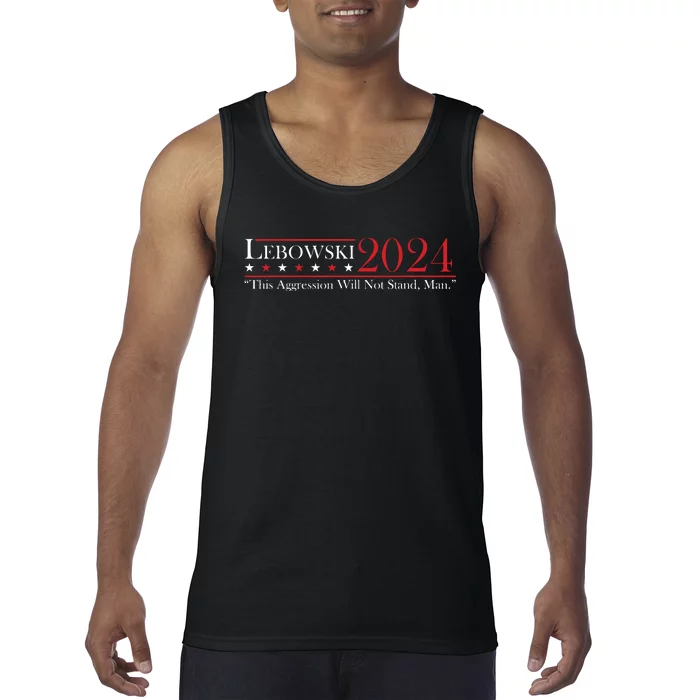 Funny Name Lebowski Political Election Vote 2024 Tank Top