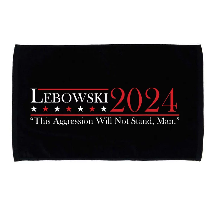 Funny Name Lebowski Political Election Vote 2024 Microfiber Hand Towel