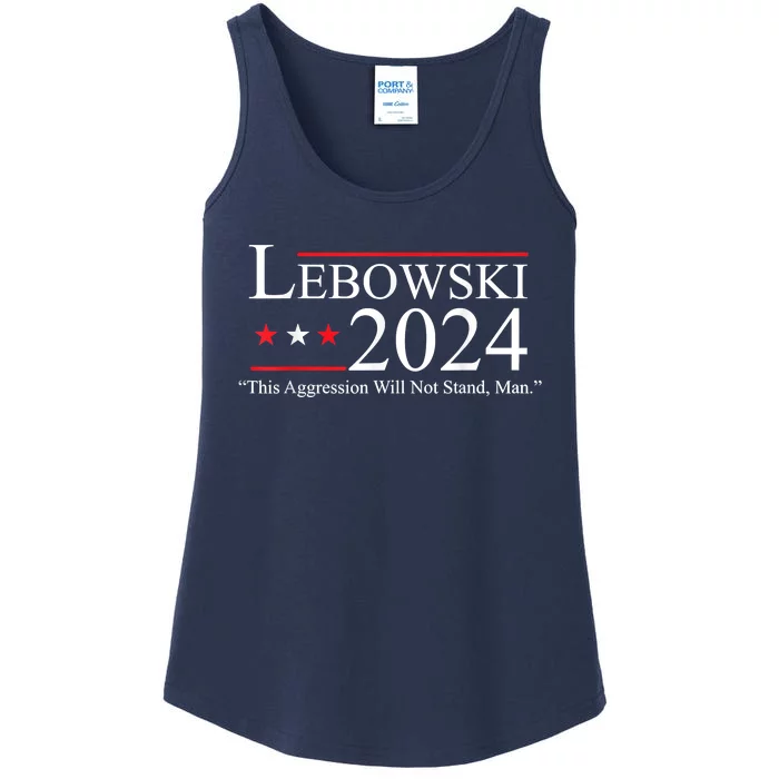 Funny Name Lebowski Political Election Vote 2024 Ladies Essential Tank