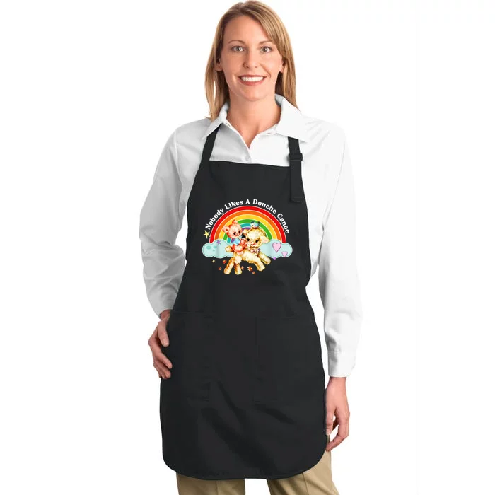 Funny Nobody Likes A Douche Canoe Full-Length Apron With Pocket