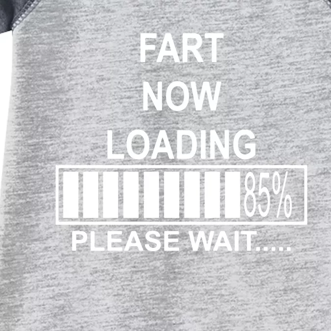 Fart Now Loading Funny Infant Baby Jersey Bodysuit