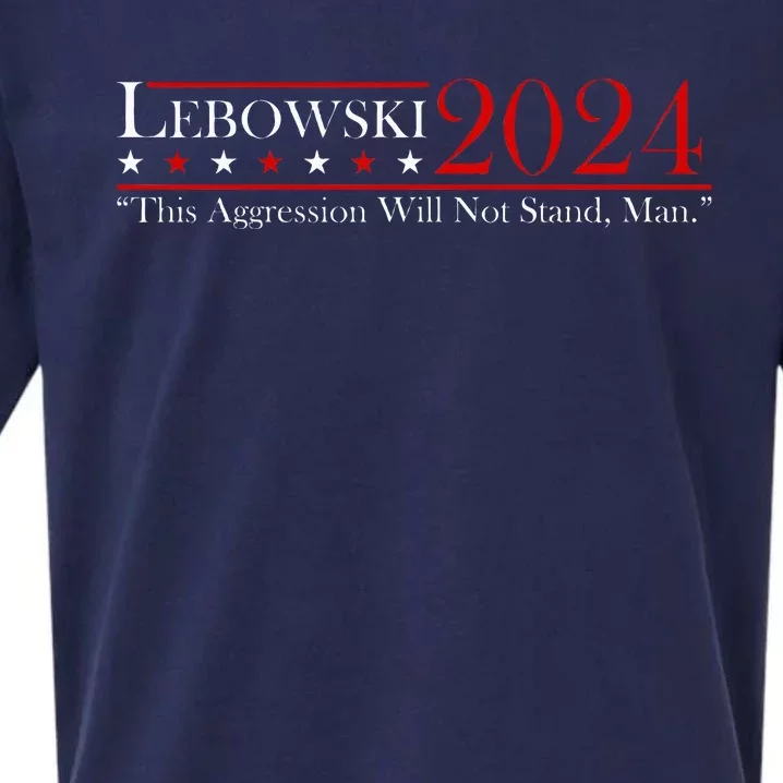 Funny Name Lebowski Political Election Vote 2024 Sueded Cloud Jersey T-Shirt