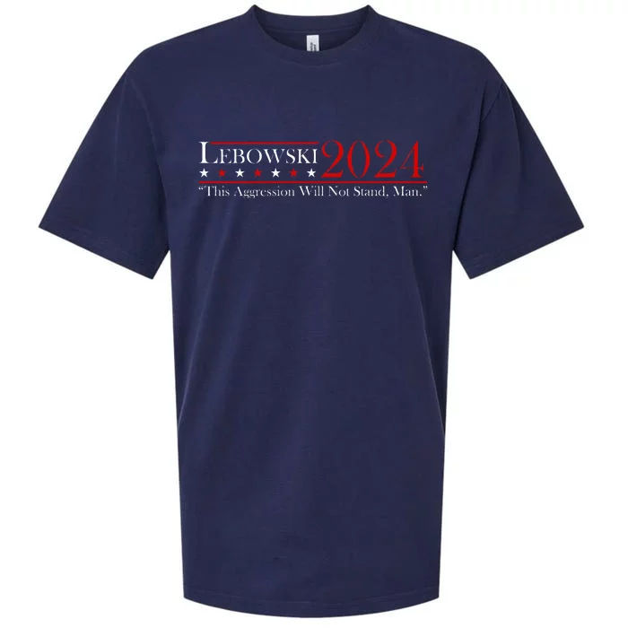 Funny Name Lebowski Political Election Vote 2024 Sueded Cloud Jersey T-Shirt